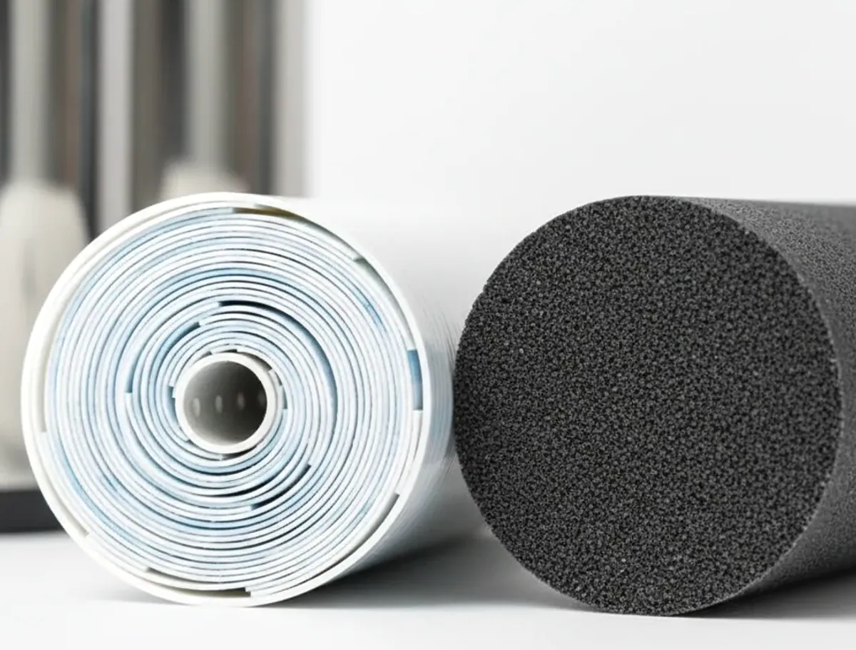Microplastics & Metals equipment detail in a residential water-treatment setup